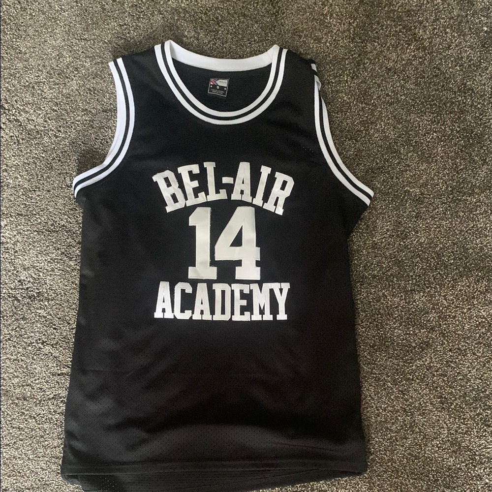 SMITH Black and White Sports Jersey